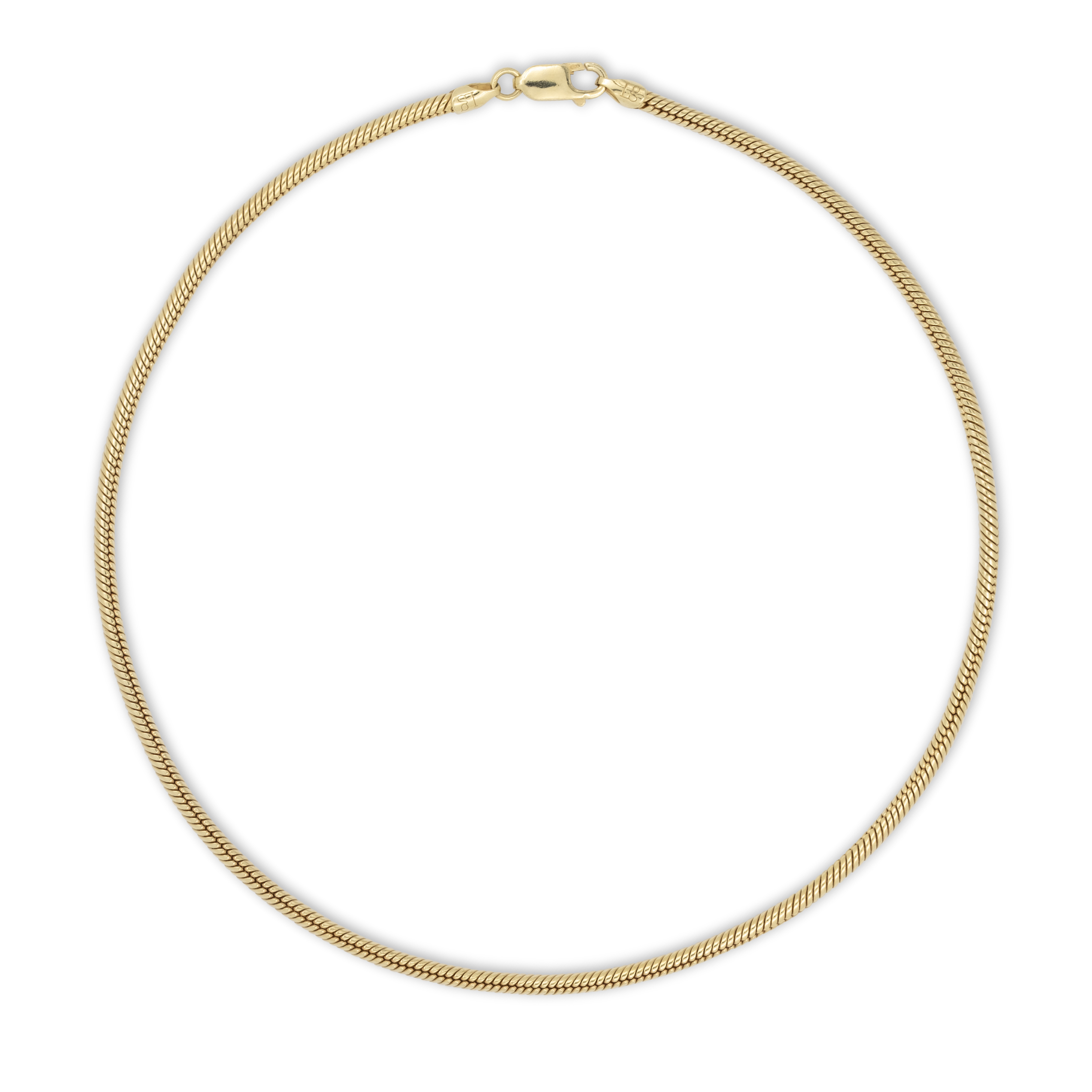 Gold Snake Chain Necklace | Layering Gold Jewelry | Lisa Gozlan Gold Snake Chain Necklace | Layering Gold Jewelry | Lisa Gozlan