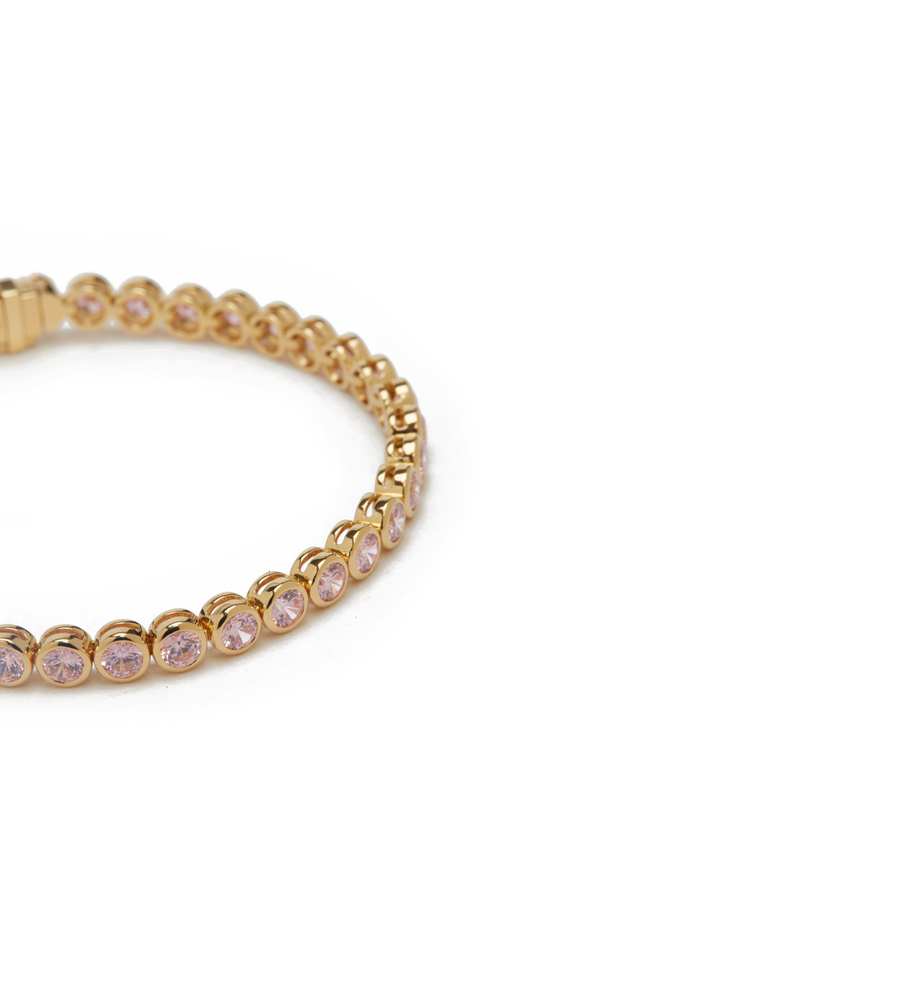 THE BEZEL TENNIS BRACELET