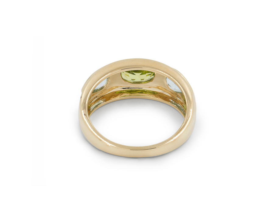 THE LILIANE OVAL-PEAR RING