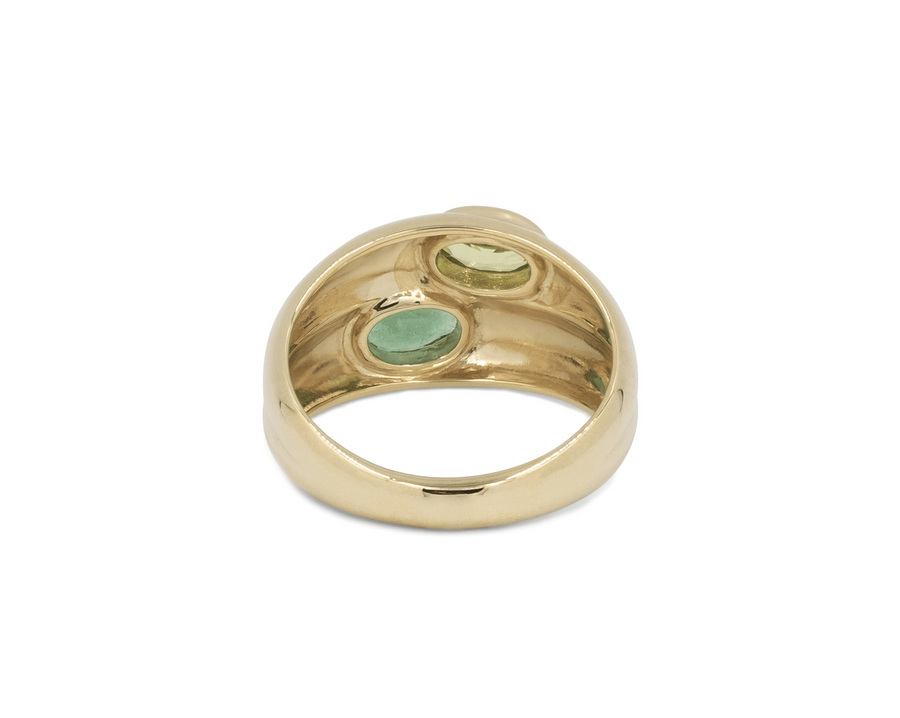 THE ROGER DOUBLE OVAL RING