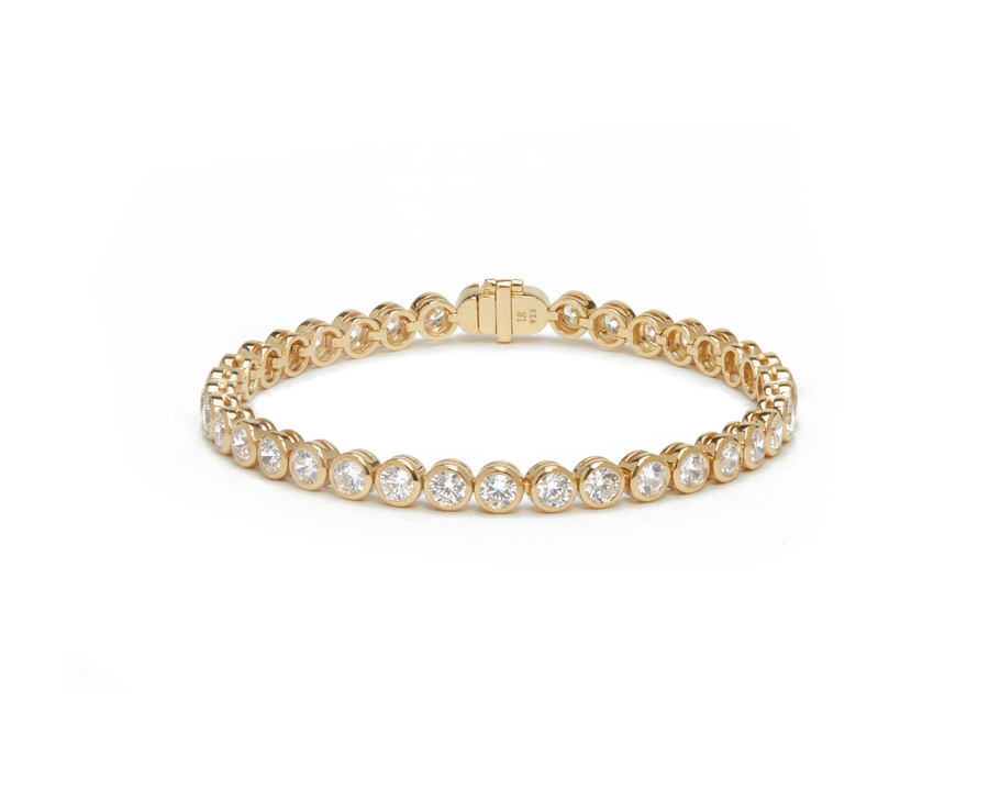 THE BEZEL TENNIS BRACELET