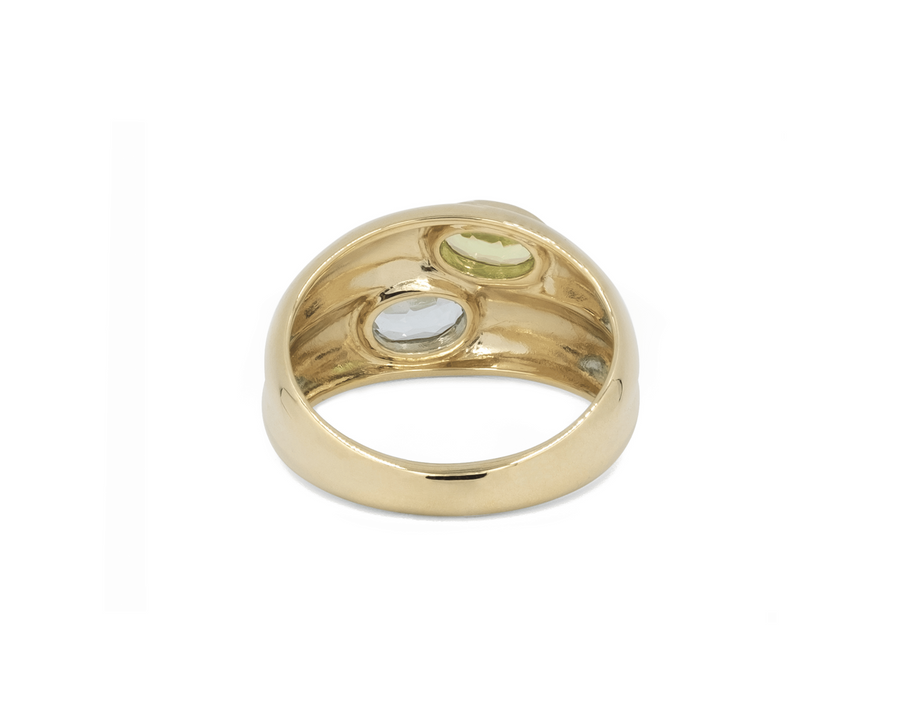 THE ROGER DOUBLE OVAL RING