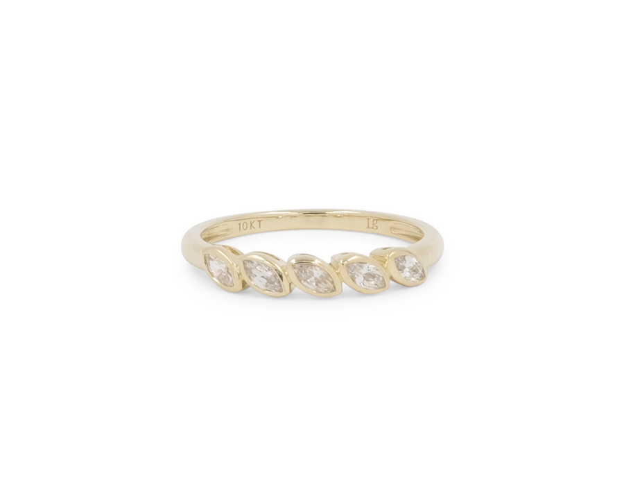 DAINTY MULTI-MARQUISE STACKER