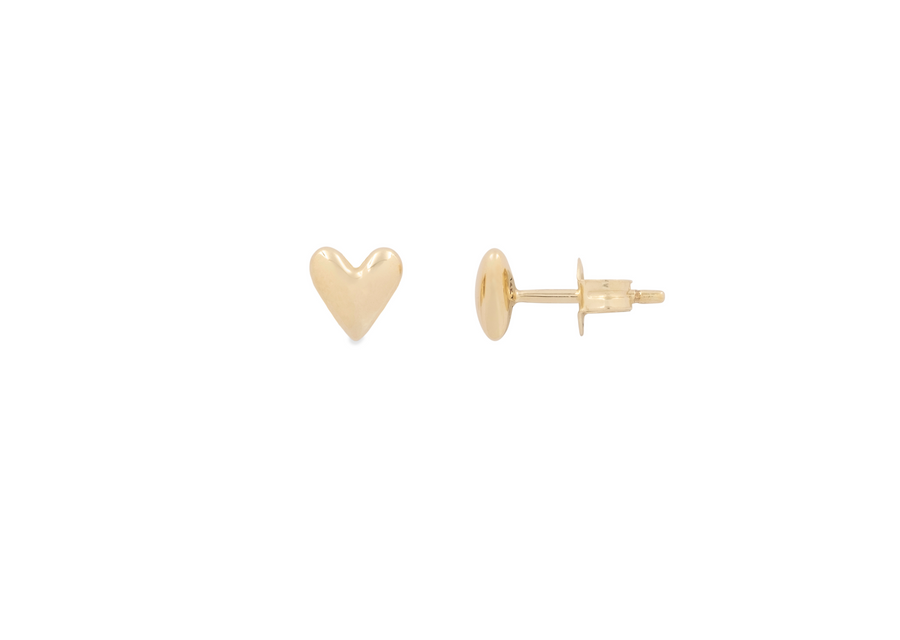 THE PUFFED HEART STUDS