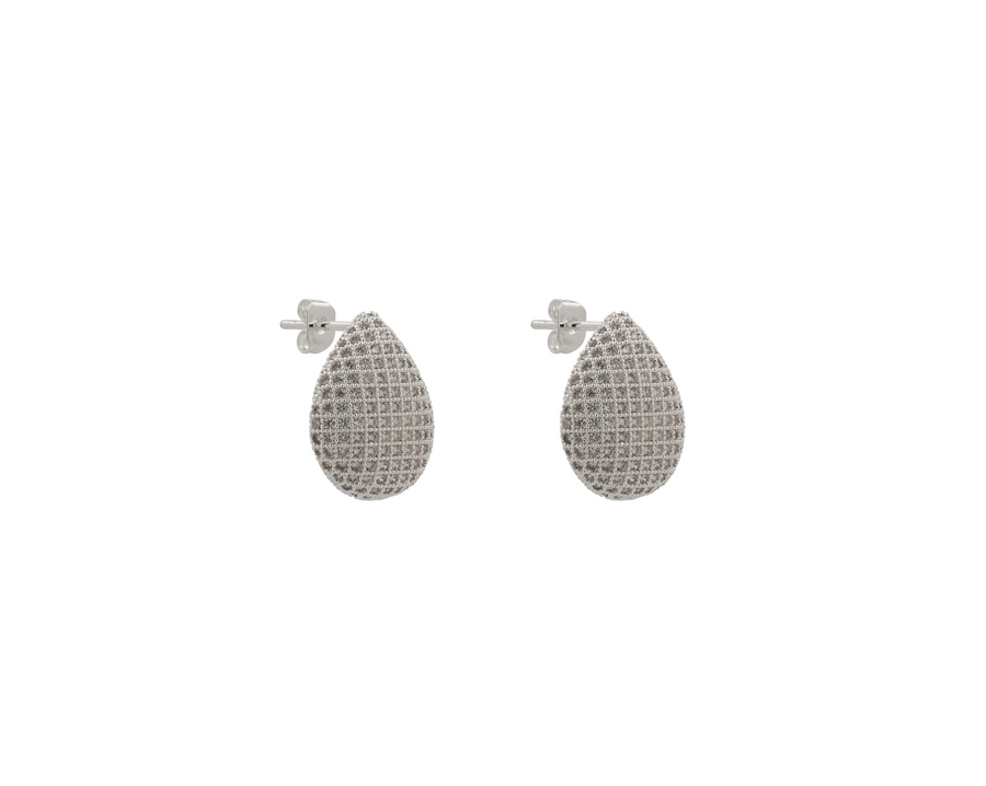 THE PAVÉ TEARDROP EARRINGS