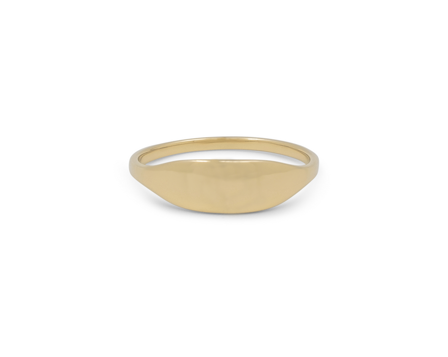 THE DAINTY SIGNET RING 14K Yellow Gold 3