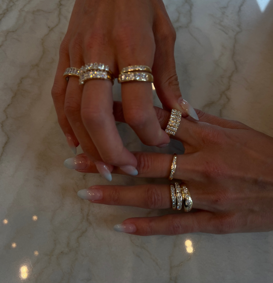 THE MULTI 3-ROW RING