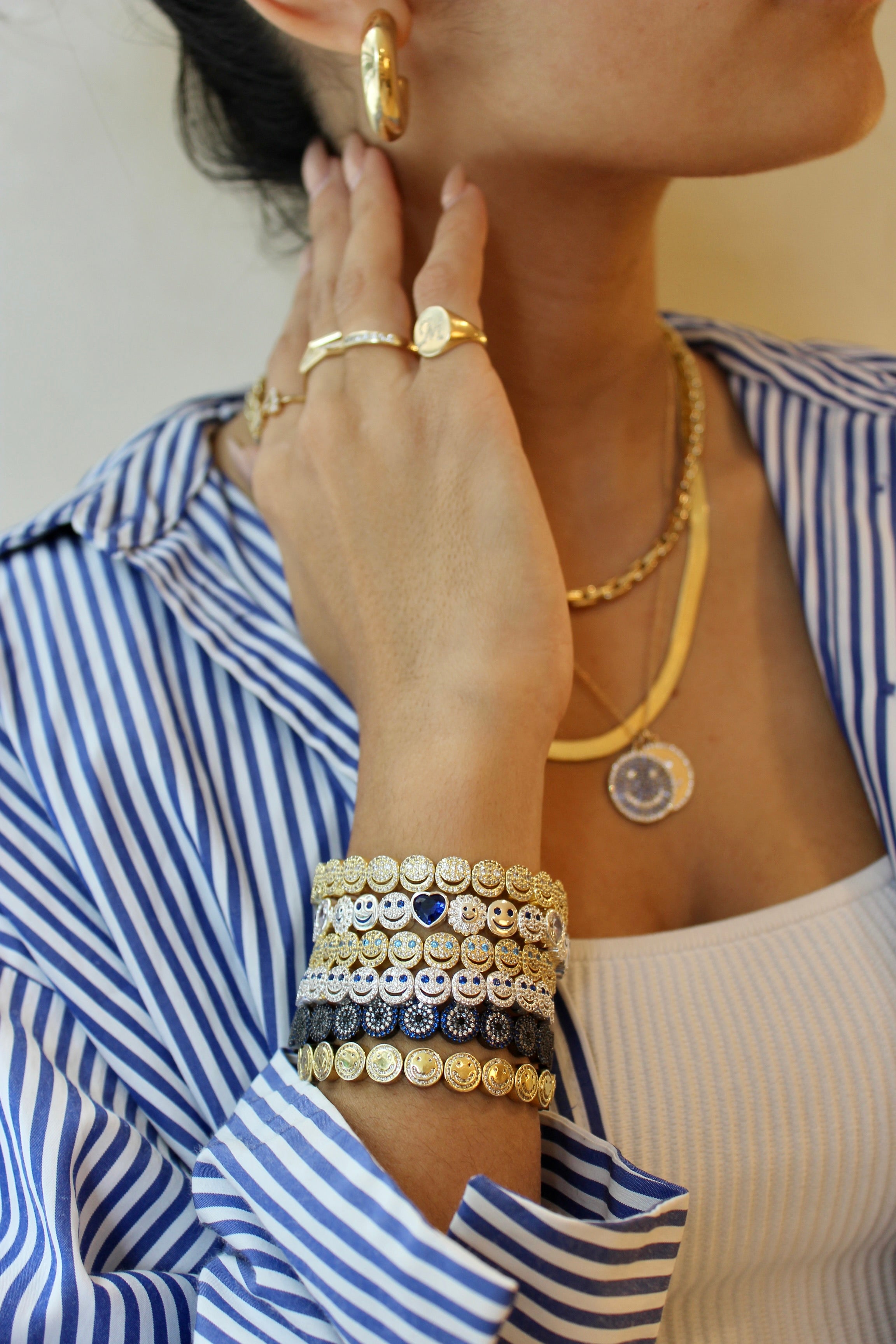 Lisa Gozlan Stack THE ADORE BRACELET β Lisa Gozlan
