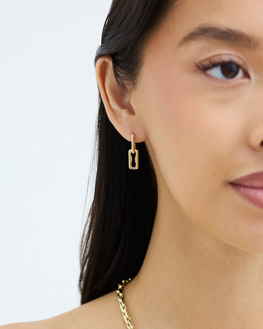 THE PAPERCLIP DROP EARRINGS