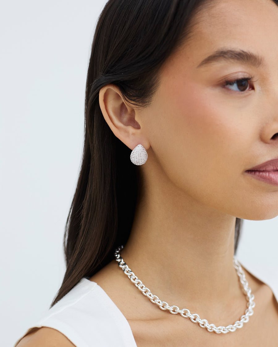 THE PAVÉ TEARDROP EARRINGS