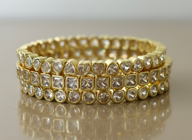 Flex Tennis Bracelet Round | Lisa Gozlan Flex Tennis Bracelet Round | Lisa Gozlan