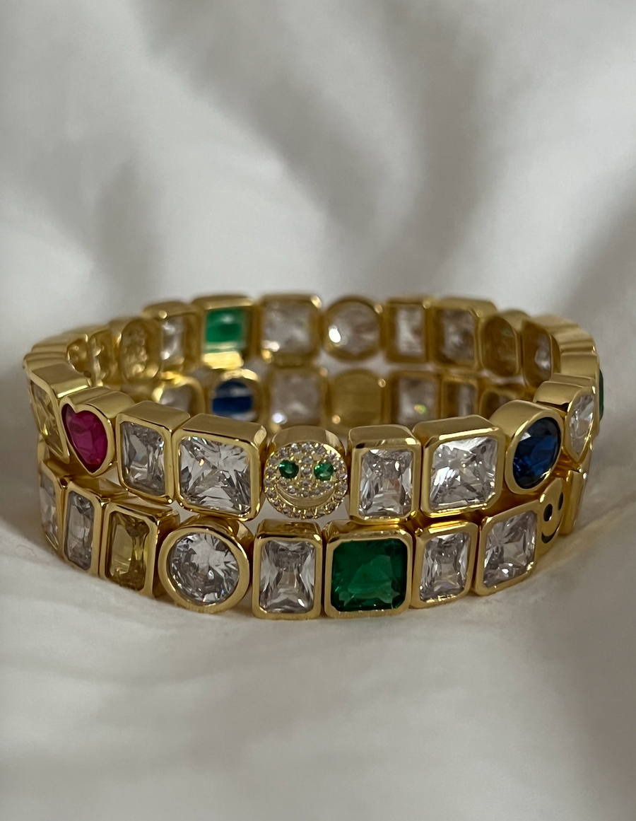 THE PAVÉ HAPPY JEWEL BRACELET