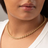 LE COLLIER CHAÎNE CORDE