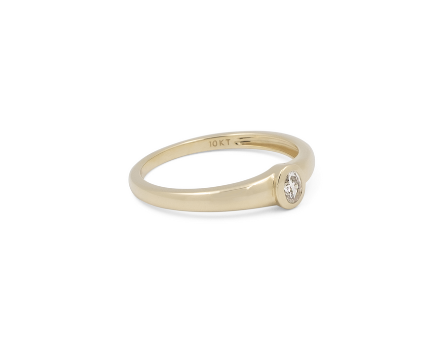 THE MINI OVAL DOME RING