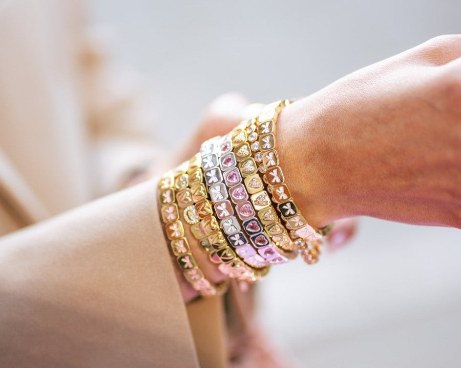 THE PINK LOVE LOCK BRACELET