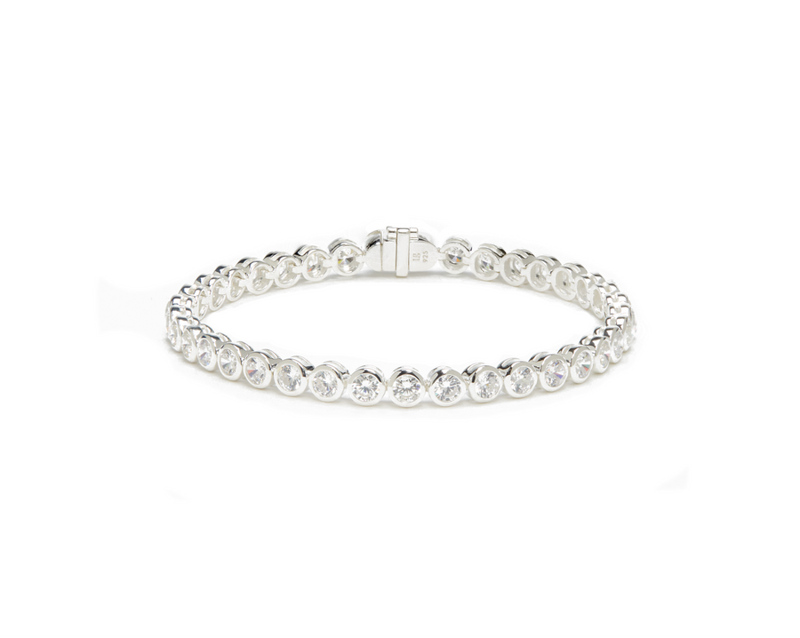 THE BEZEL TENNIS BRACELET