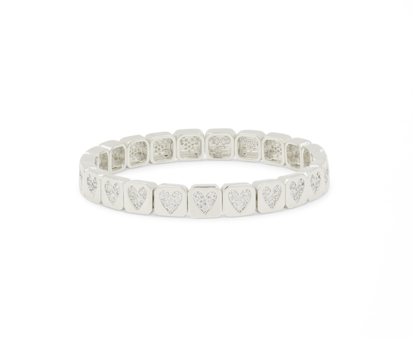 THE PAVÉ HEART BRACELET