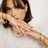 THE SMALL INDENTED PAPERCLIP BRACELET