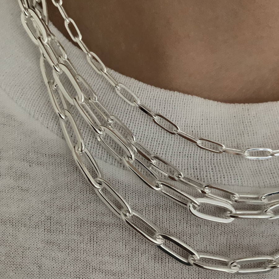 CH009 'PAPERCLIP 24" CHAIN'
