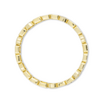 Gold bracelet for women with dallas charms on it 