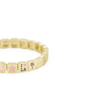 los angeles gold charm bracelet