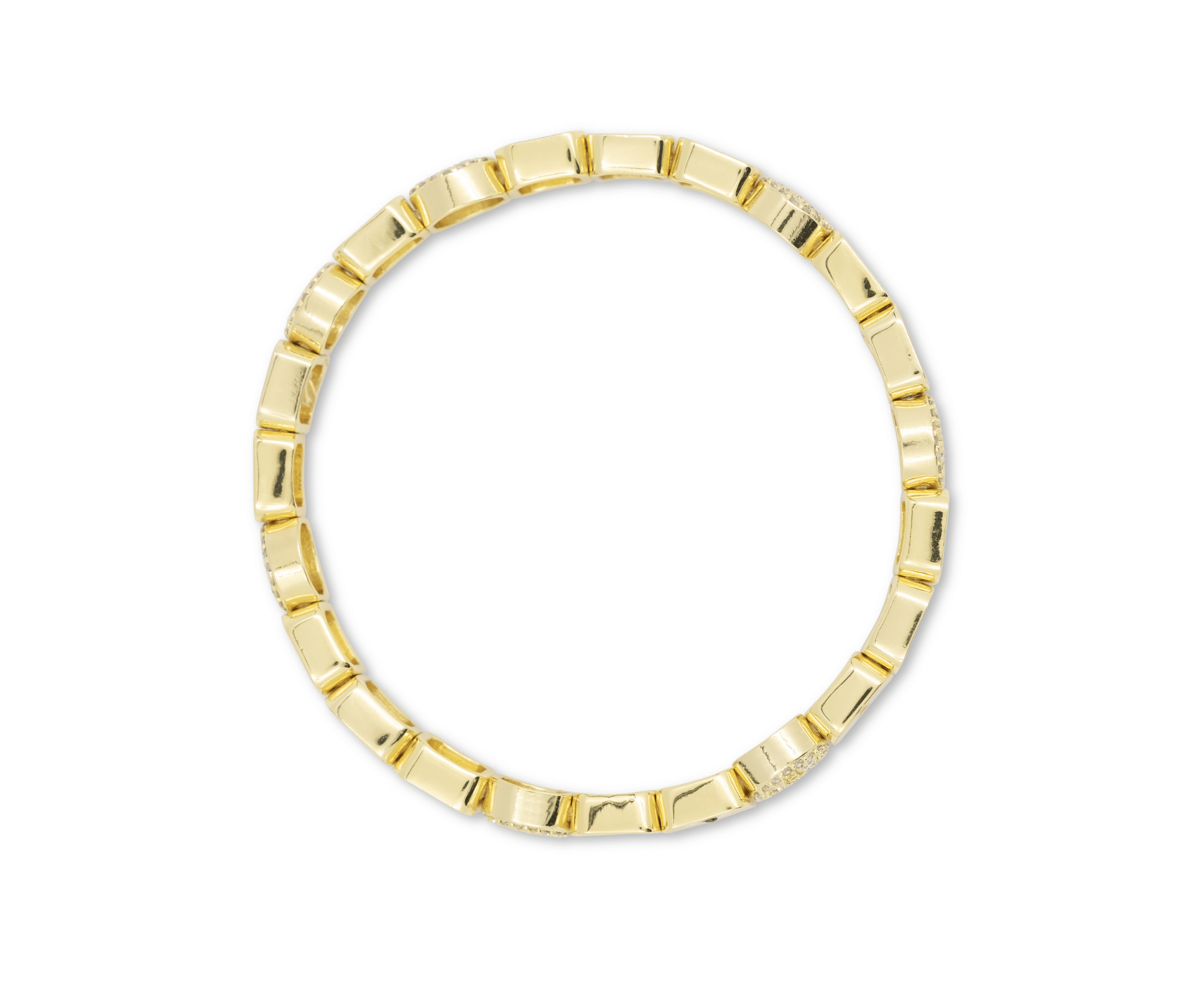 los angeles gold charm bracelet