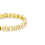 THE PAVÉ HEART BRACELET
