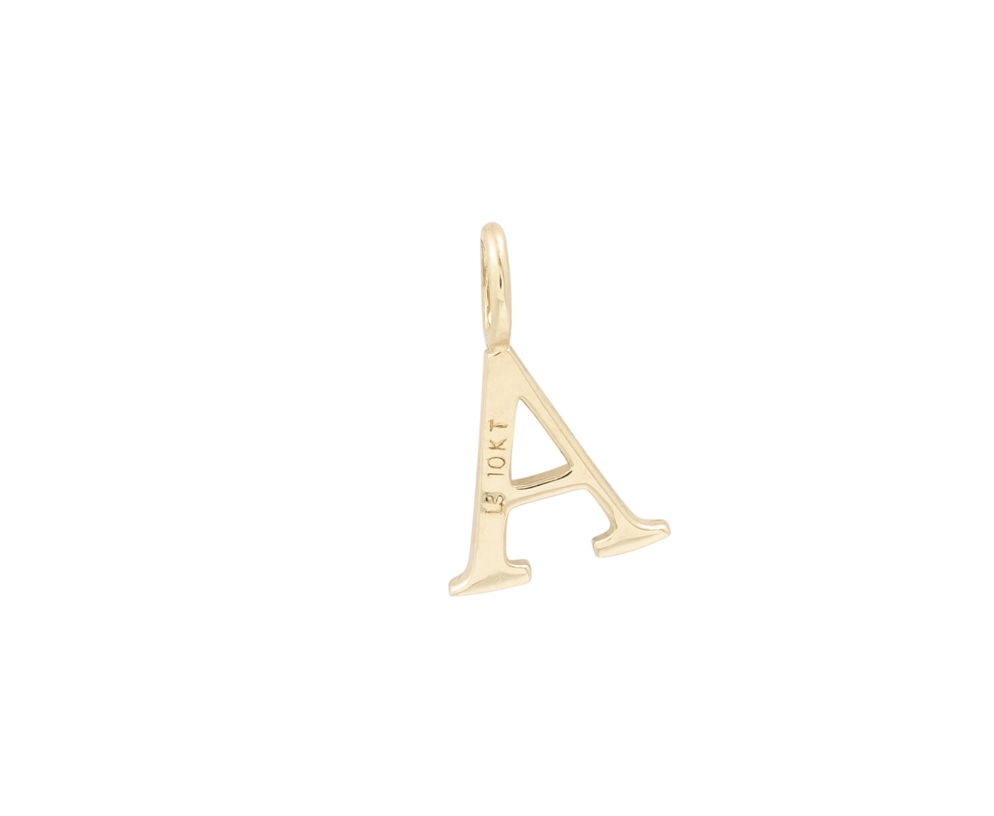 Lisa Initial Gold Diamond Letter Pendant | Initial Necklace – Lisa Gozlan