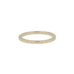 Gold ring on white background