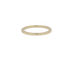 Gold ring on white background