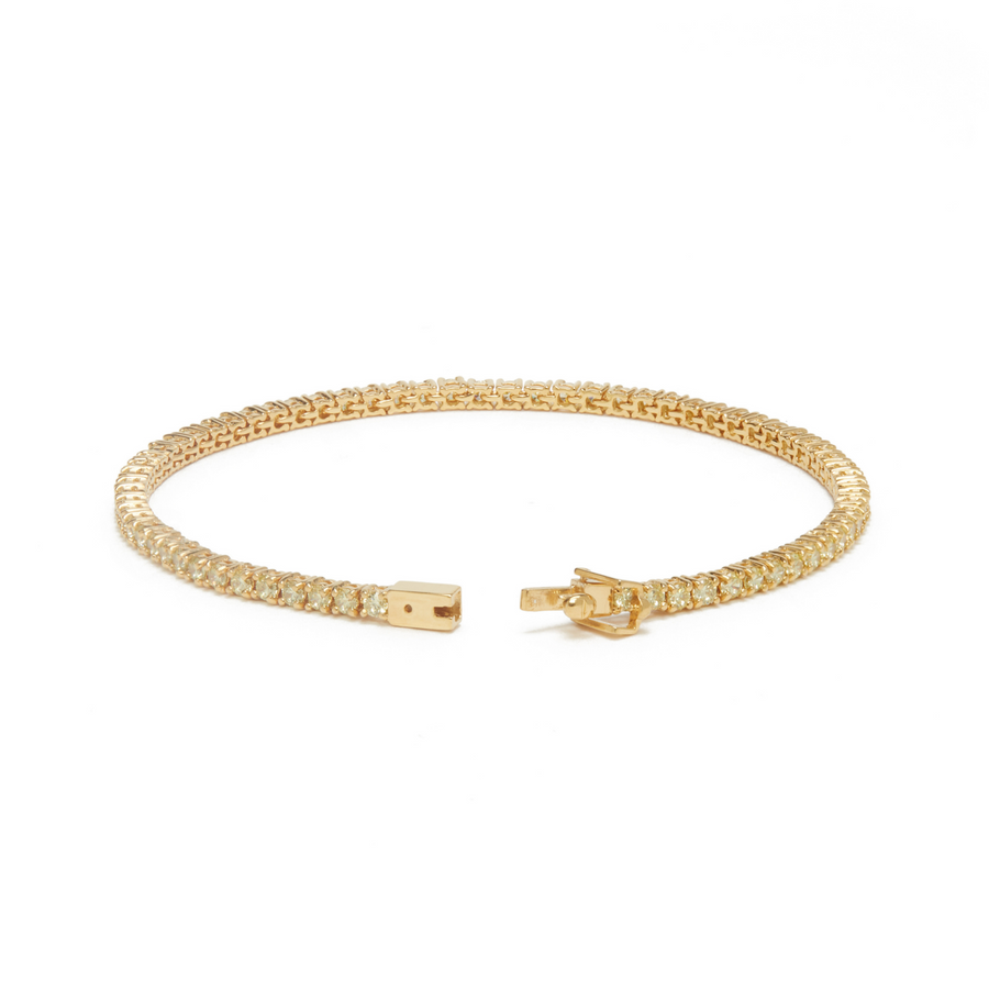 THE CLASSIC 2MM TENNIS BRACELET COLOURED CZ