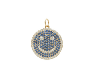 THE PAVÉ HAPPY FACE PENDANT
