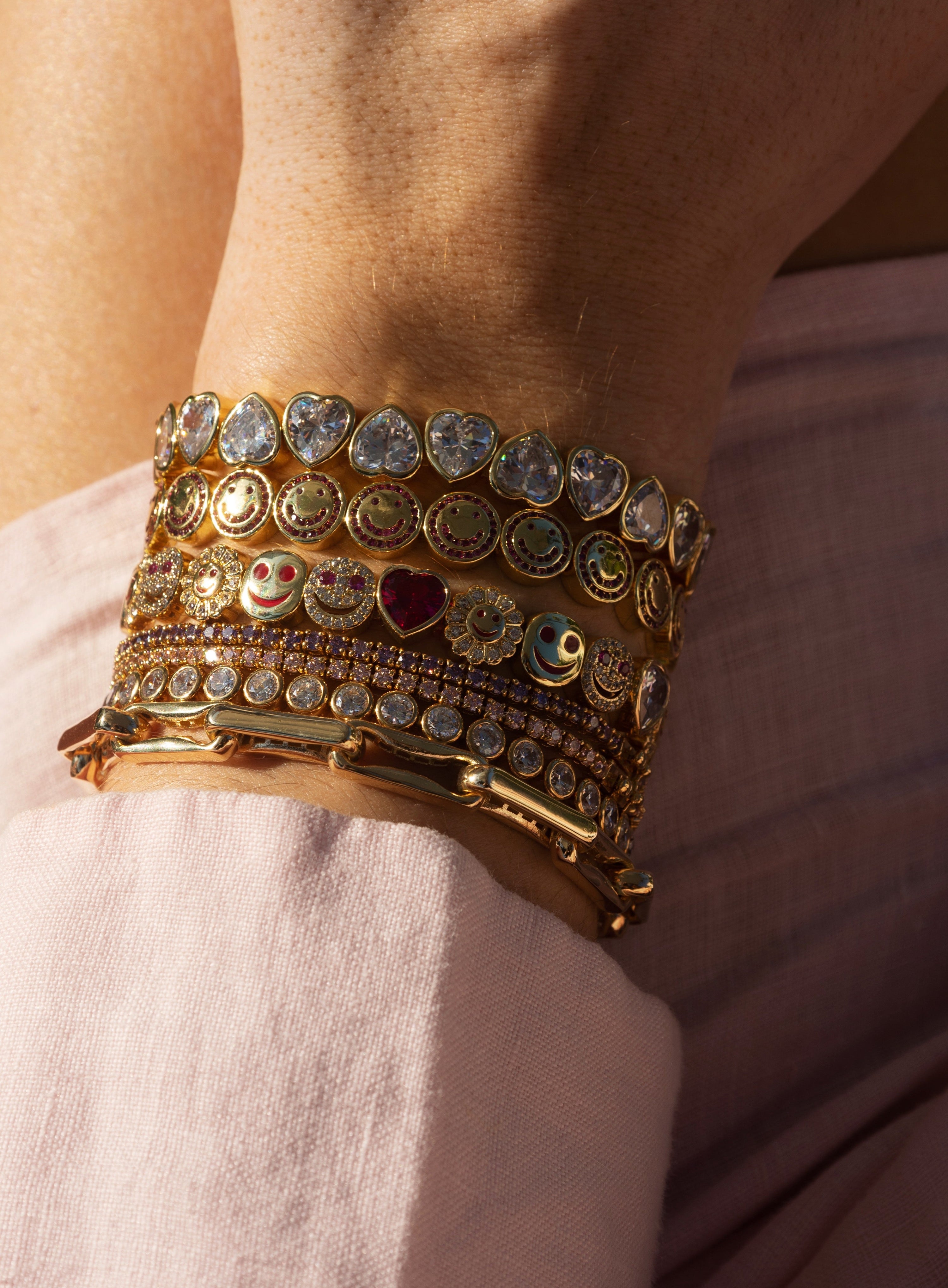 Lisa Gozlan Stack THE ADORE BRACELET β Lisa Gozlan